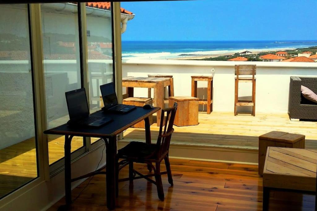 T2 A Anglet Grande Terrasse Vue Mer, Plage A Pied. Exterior photo